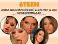 HEISSE GIRLS STECKEN SICH ALLES TIEF IN IHRE SCHLECKERM�ULERN
