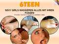 SEXY GIRLS MASSIEREN GERNE ALLES MIT IHREN F�SSEN